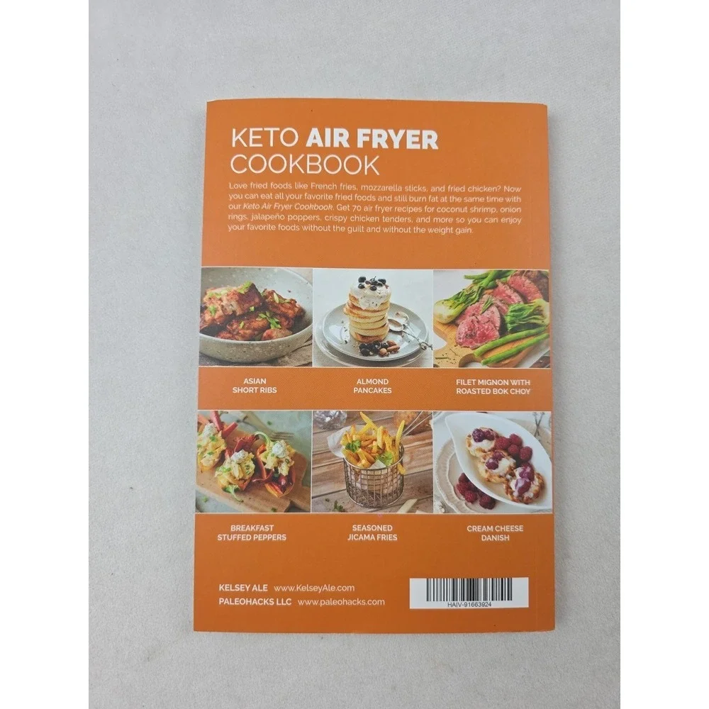 Paleohacks Keto Air Fryer Cookbook by Kelsey Ale - New Bent Corner